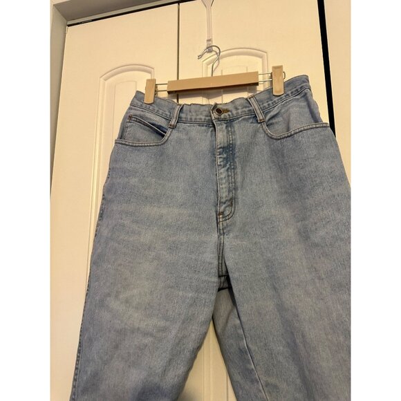 Vintage Bill Blass light wash high waisted mom jeans‎ 14 - Picture 4 of 10